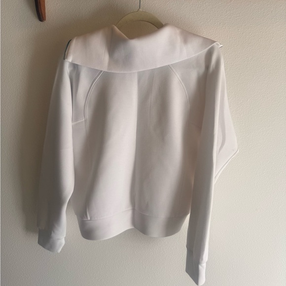 Spanx Air Essentials White Half-Zip Sweatshirt in Size M - Picture 4 of 4